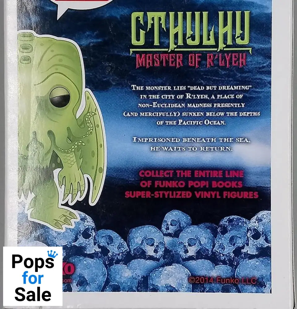 #03 Cthulhu - Books - H P Lovecraft - Box Damaged Funko POP