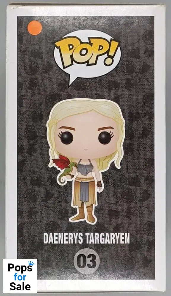 #03 Daenerys Targaryen - Game of Thrones - Box Damaged Funko POP