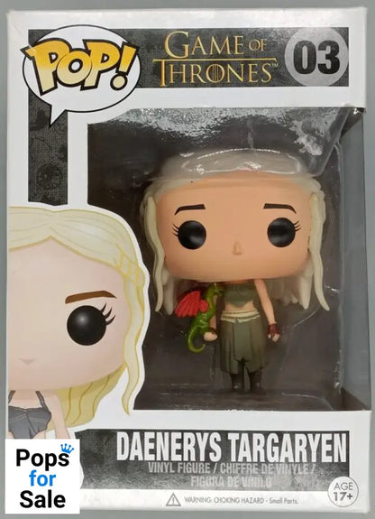 #03 Daenerys Targaryen - Game of Thrones - Box Damaged Funko POP