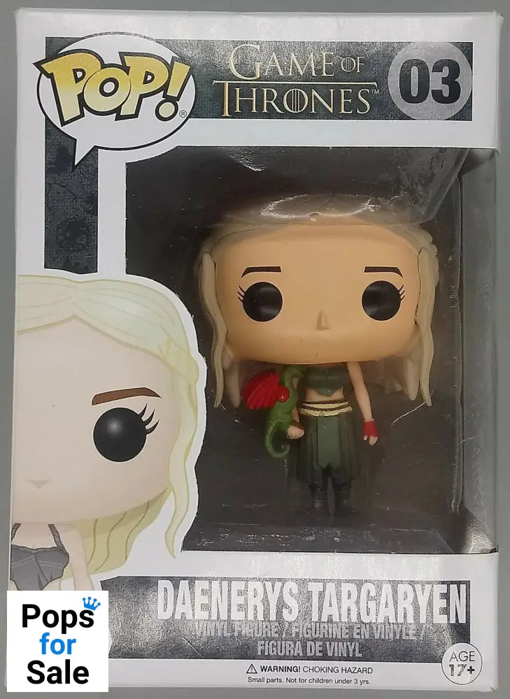 #03 Daenerys Targaryen - Game of Thrones Funko POP - PopsforSale.co.uk