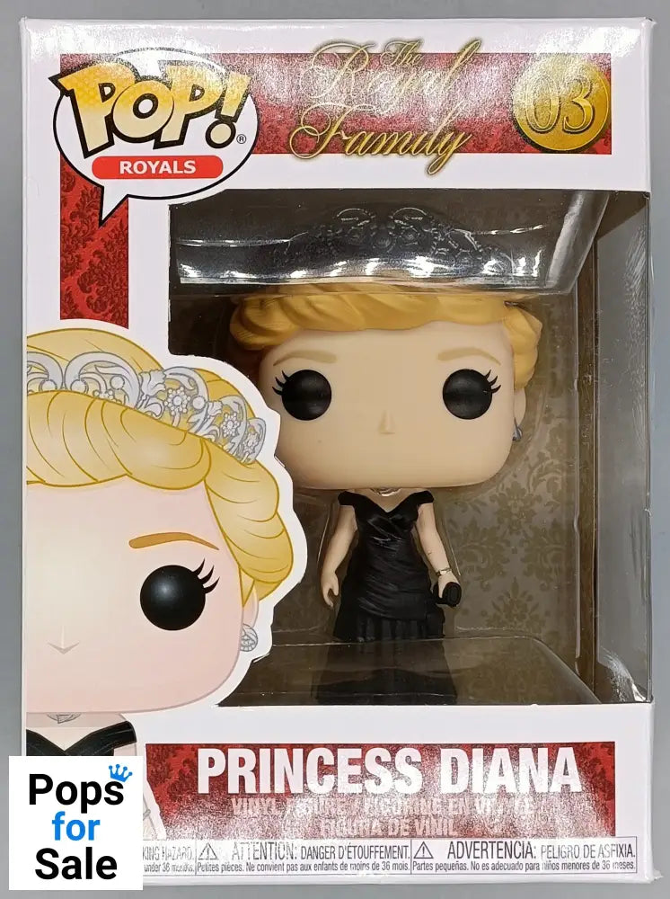 #03 Diana (Princess of Wales) - Royals - Box Damaged Funko POP