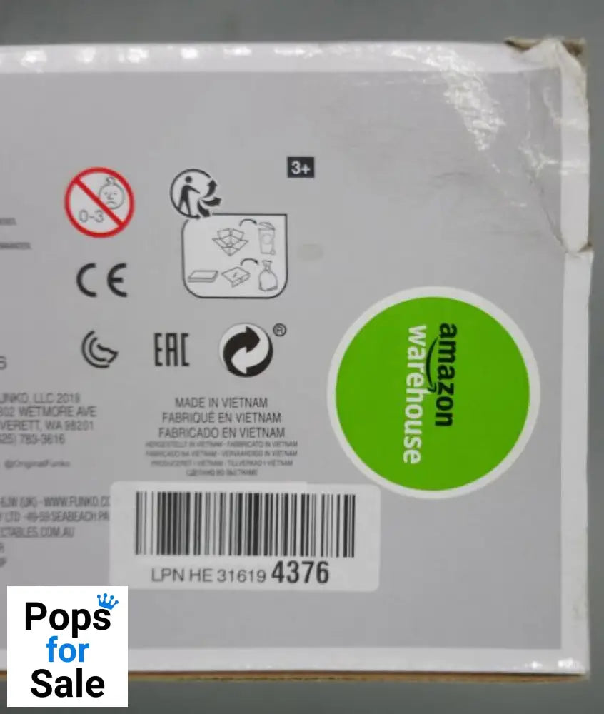 #03 Dr. Peter Venkman with Firehouse Ghostbusters Box Damaged Funko POP