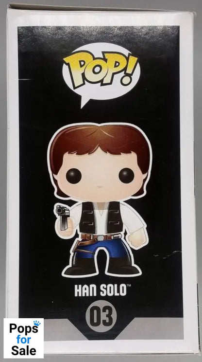 #03 Han Solo (Vault Edition) - Star Wars - Box Damaged Funko POP