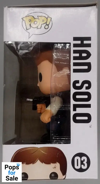 #03 Han Solo (Vault Edition) - Star Wars - Box Damaged Funko POP