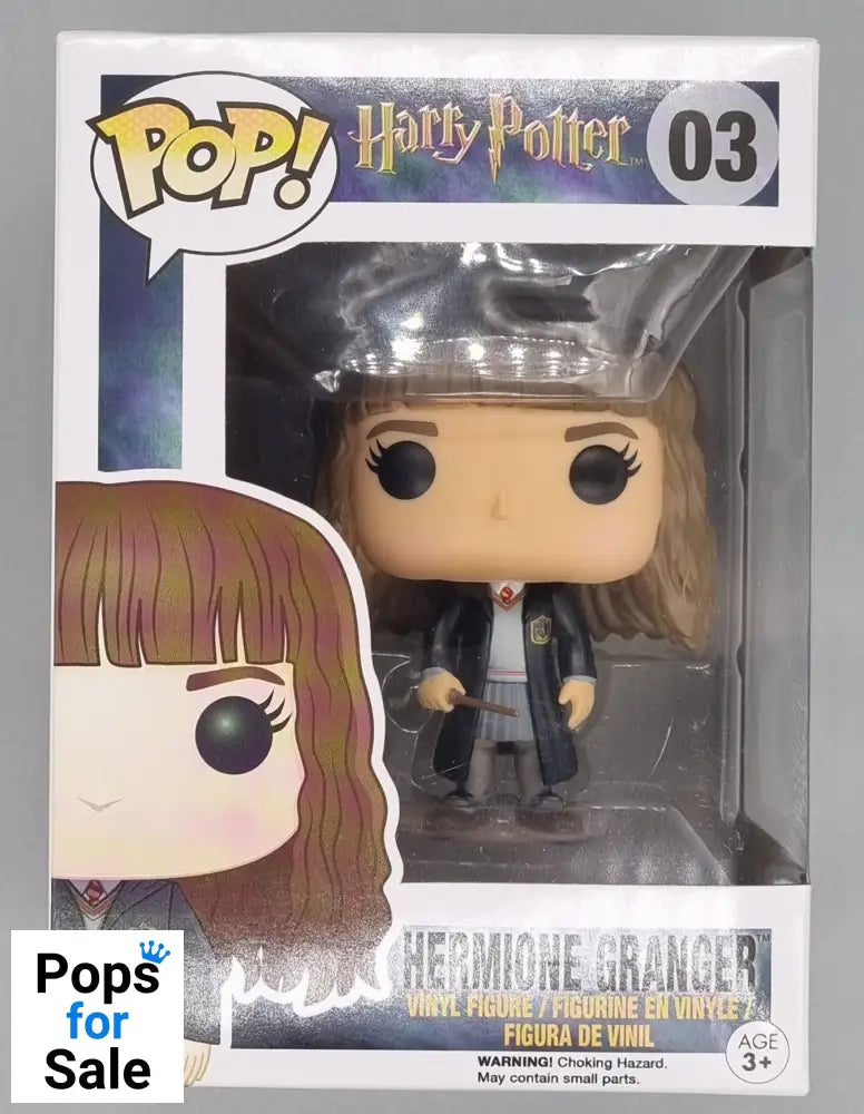 #03 Hermione Granger - Harry Potter - Brand New Funko POP in Protector - PopsforSale.co.uk