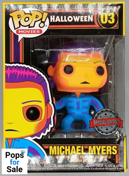 03 Michael Myers - Blacklight - Halloween - Horror Box Damaged Funko POP