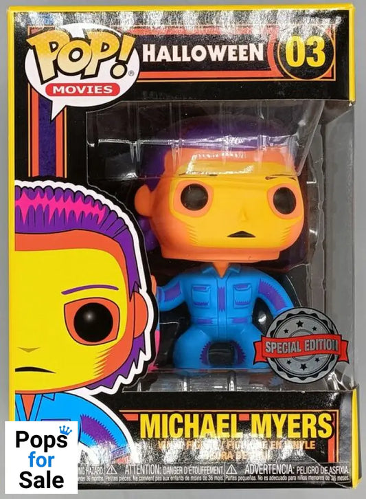 03 Michael Myers - Blacklight - Halloween - Horror Box Damaged Funko POP