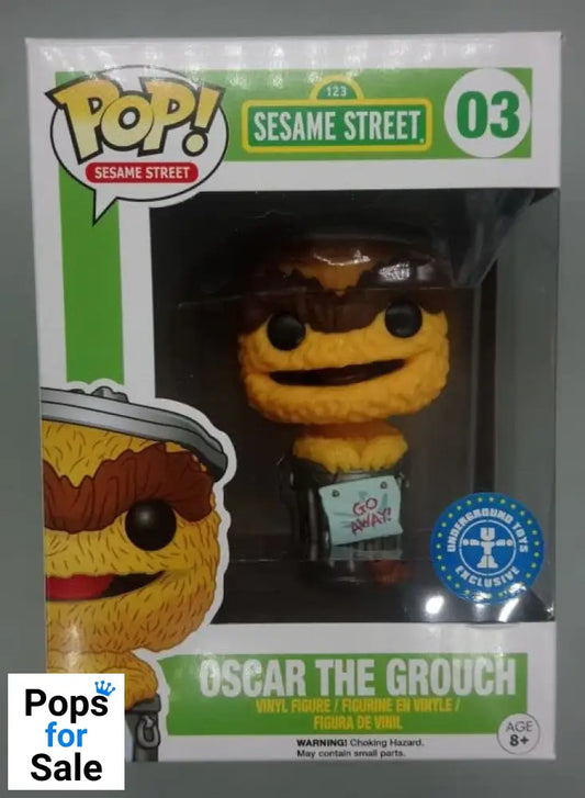 03 Oscar the Grouch (Orange) - Sesame Street Funko POP