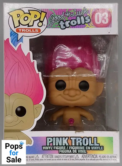 #03 Pink Troll - Trolls - Box Damaged Funko POP