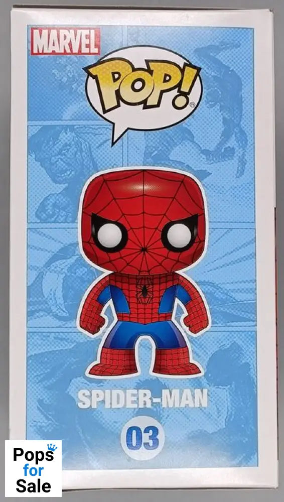 #03 Spider-Man - Marvel Funko POP - PopsforSale.co.uk