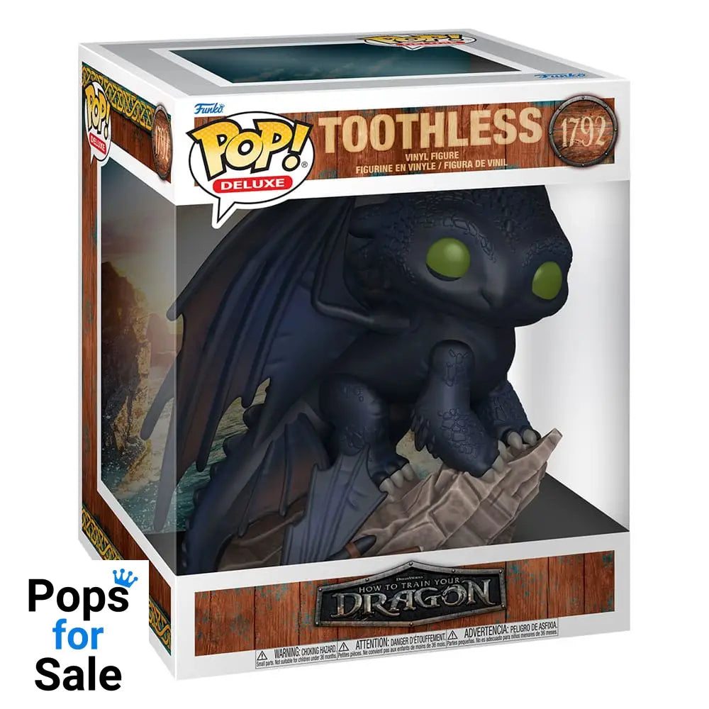 1792 Toothless Deluxe How to Train Your Dragon Live Action Funko POP - PRESALE