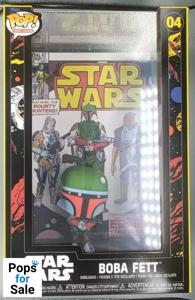 #04 Boba Fett - Star Wars Comic Cover Brand New Funko POP