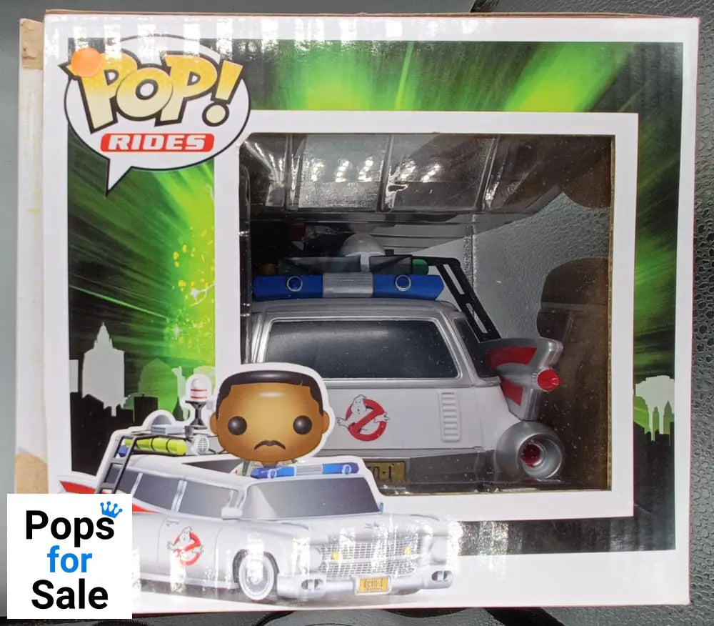 #04 Ecto-1 (with Winston Zeddemore) Rides Ghostbuster Box Damaged Funko POP - PopsforSale.co.uk