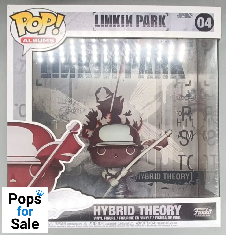 04 Hybrid Theory - Albums - Linkin Park - Rocks - Funko POP - Box Damaged