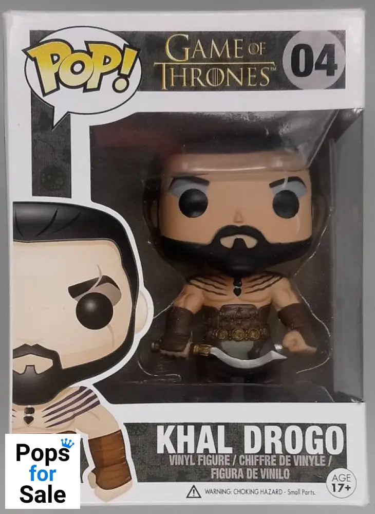04 Khal Drogo - Game of Thrones - Funko POP - Box Damaged