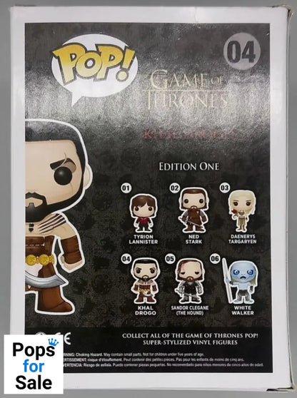 04 Khal Drogo - Game of Thrones - Funko POP - Box Damaged