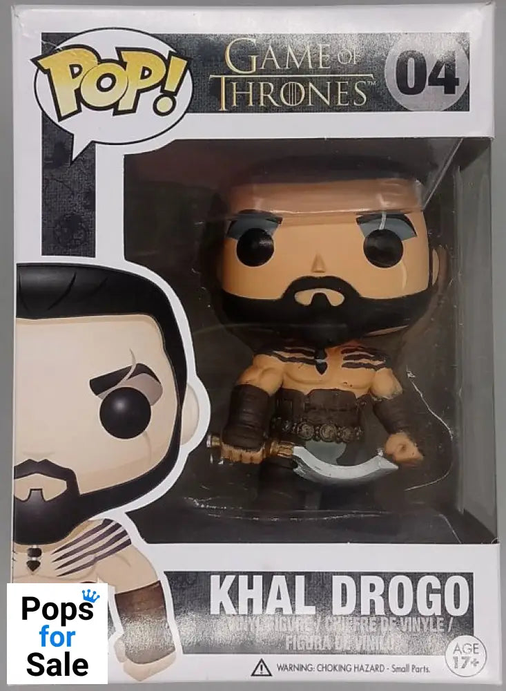 04 Khal Drogo - Game of Thrones - Funko POP - Box Damaged