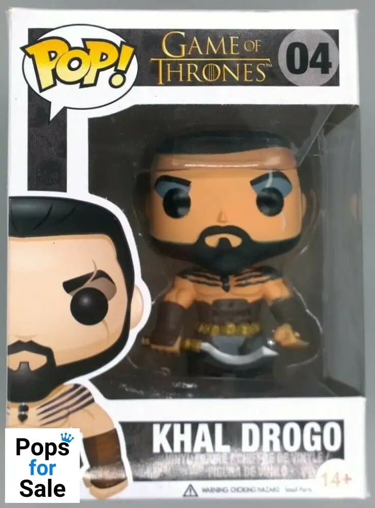 04 Khal Drogo - Game of Thrones - Funko POP - Box Damaged