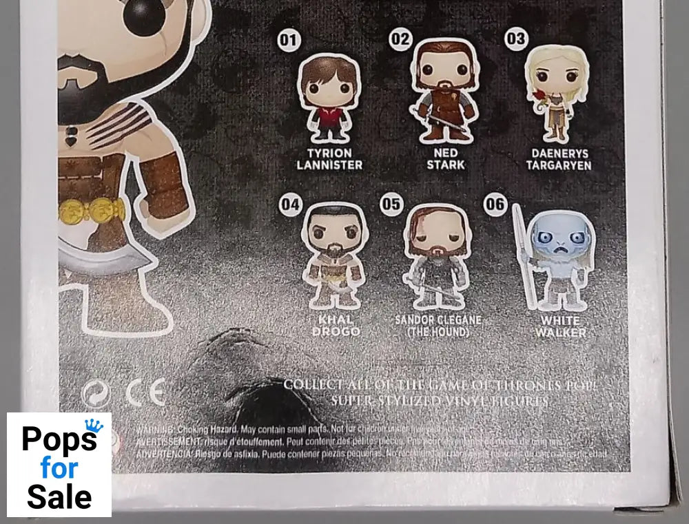 04 Khal Drogo - Game of Thrones - Funko POP - Box Damaged