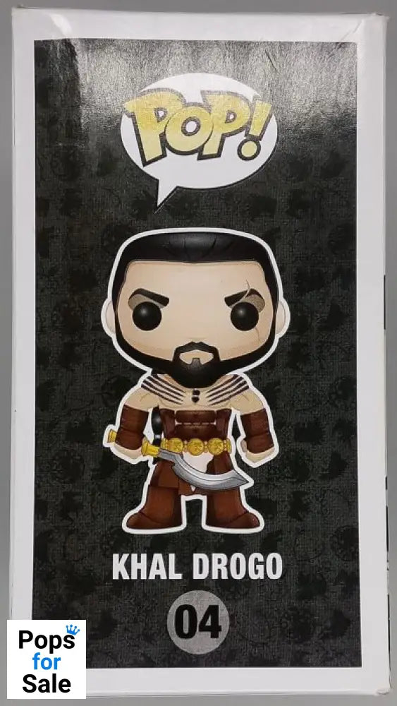 04 Khal Drogo - Game of Thrones - Funko POP - Box Damaged