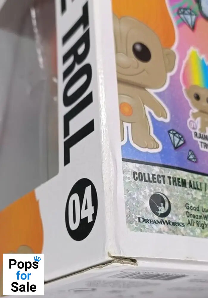 #04 Orange Troll - Trolls - Box Damaged Funko POP