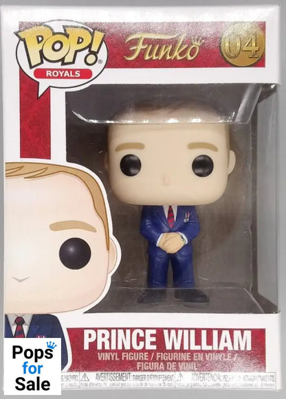 #04 Prince William - Royals - Box Damaged Funko POP