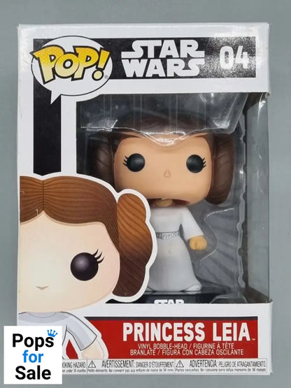 #04 Princess Leia - Star Wars - Box Damaged Funko POP - PopsforSale.co.uk