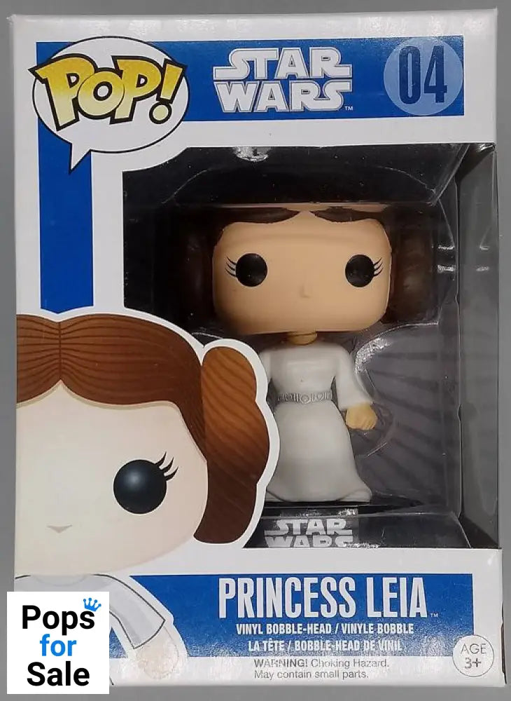 #04 Princess Leia - Star Wars - Box Damaged Funko POP