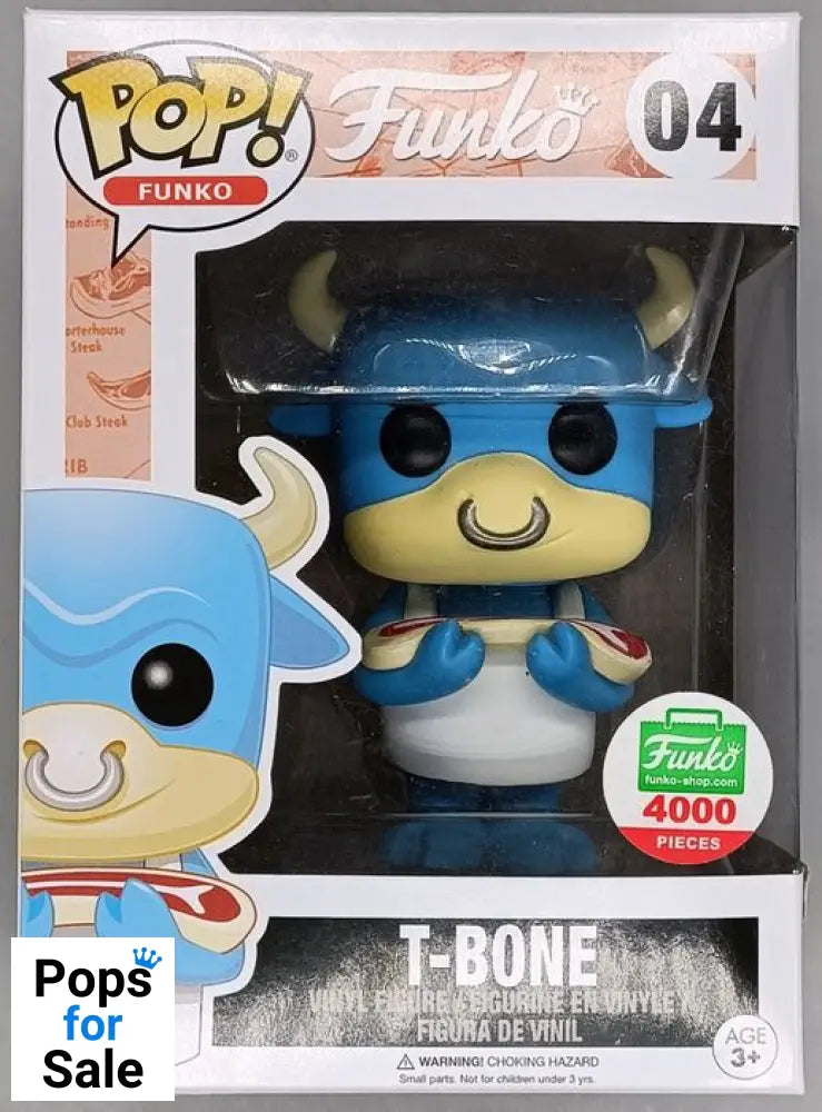 #04 T-Bone (Blue) - Funko (Originals) - 4-000pc LE Funko POP