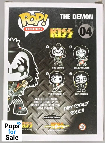 #04 The Demon - KISS Funko POP