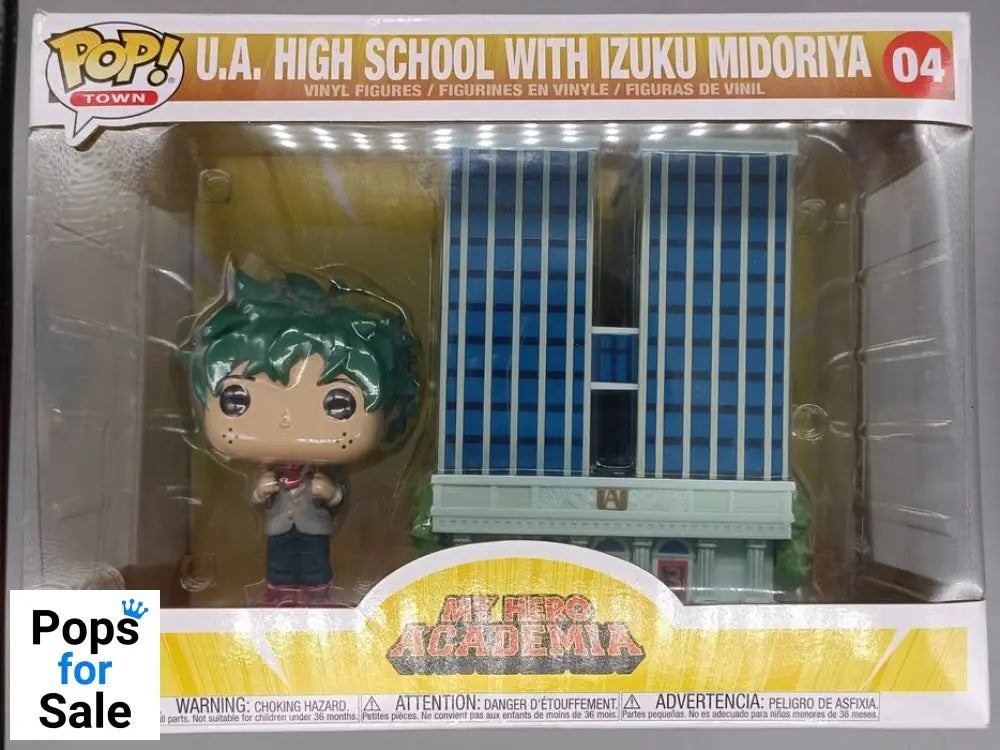 #04 U.A. High School with Izuku Midoriya - Town My Hero Academia Damaged Box Funko POP