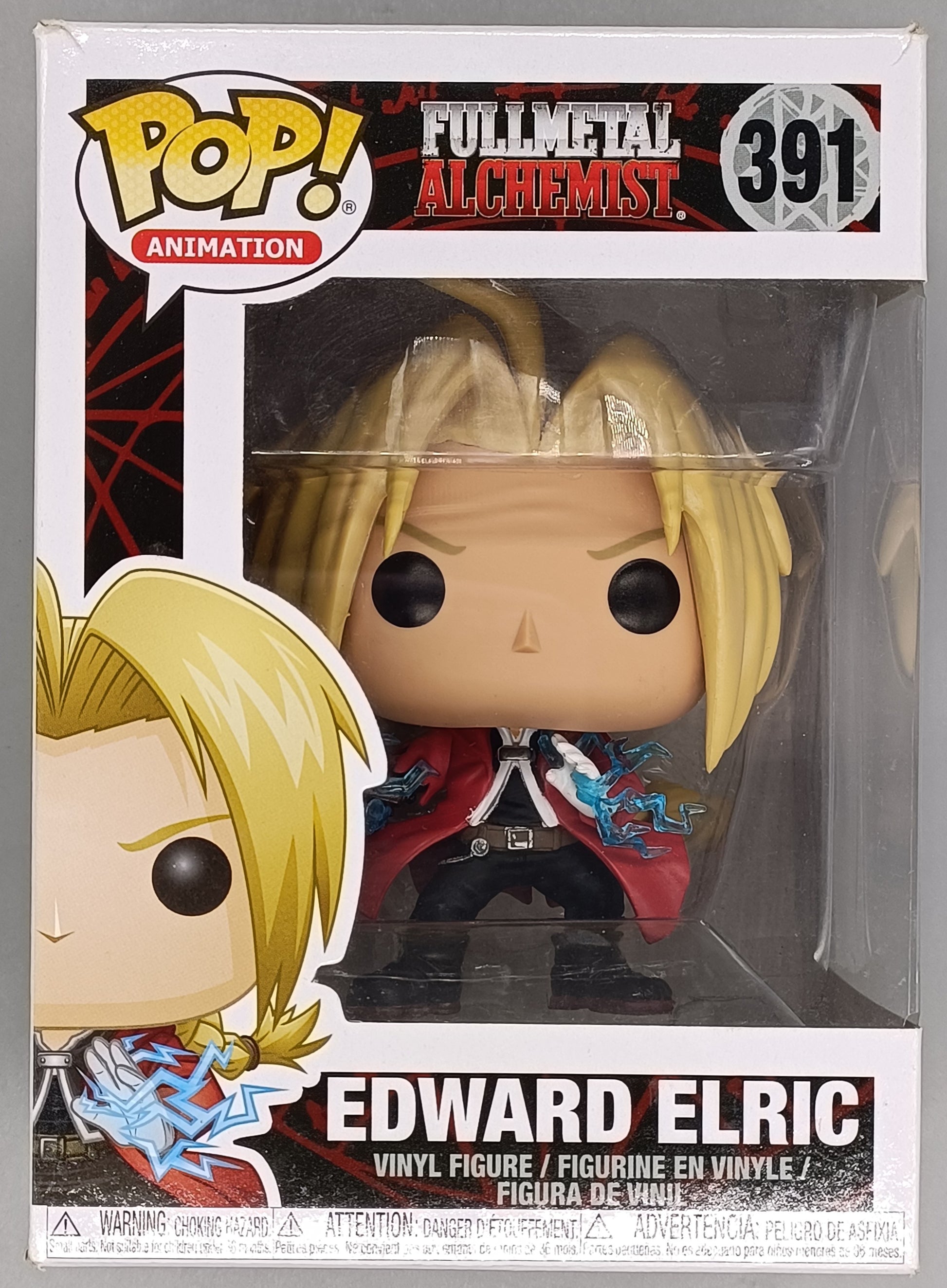 #391 Edward Elric - Full Metal Alchemist - Box Damaged Funko POP