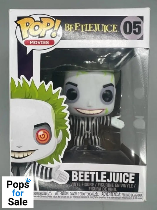 #05 Beetlejuice - Beetlejuice - Box Damaged Funko POP - PopsforSale.co.uk