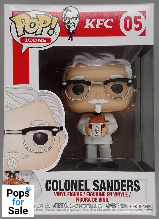 #05 Colonel Sanders - Icons - KFC Funko POP