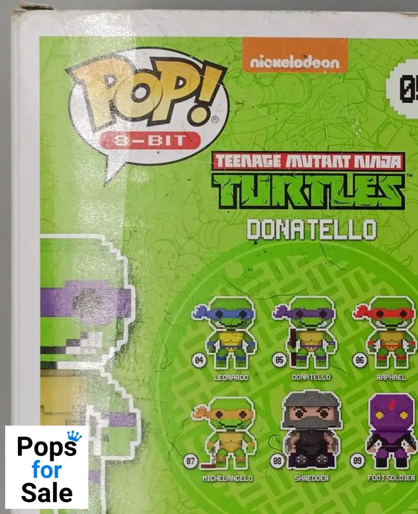 05 Donatello - 8-Bit - Teenage Mutant Ninja Turtles Funko POP - Box Damaged