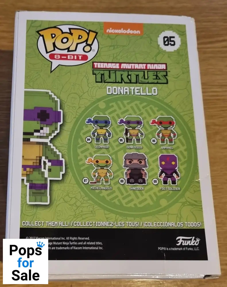 05 Donatello - 8-Bit - Teenage Mutant Ninja Turtles Funko POP - Box Damaged