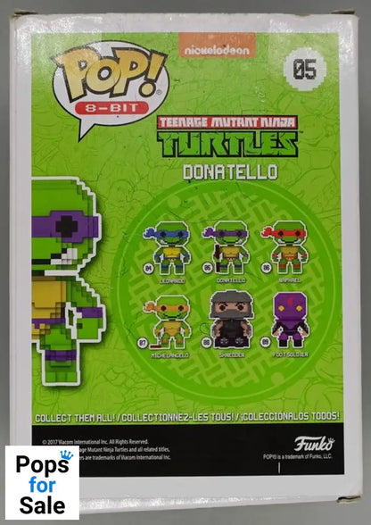 05 Donatello - 8-Bit - Teenage Mutant Ninja Turtles Funko POP - Box Damaged