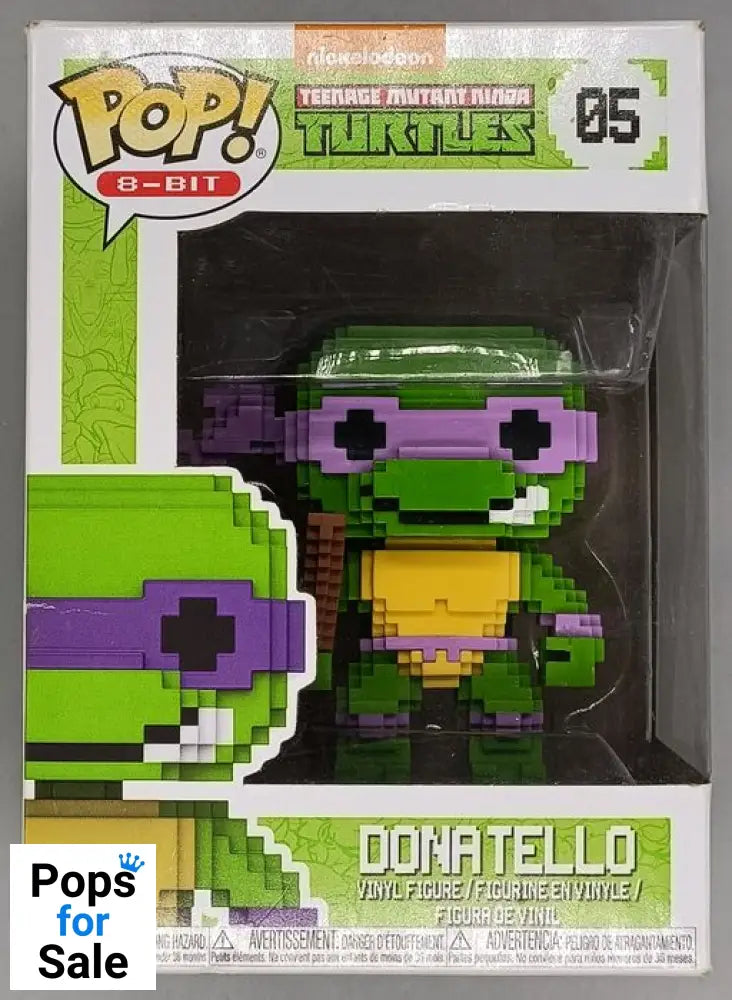 05 Donatello - 8-Bit - Teenage Mutant Ninja Turtles Funko POP - Box Damaged
