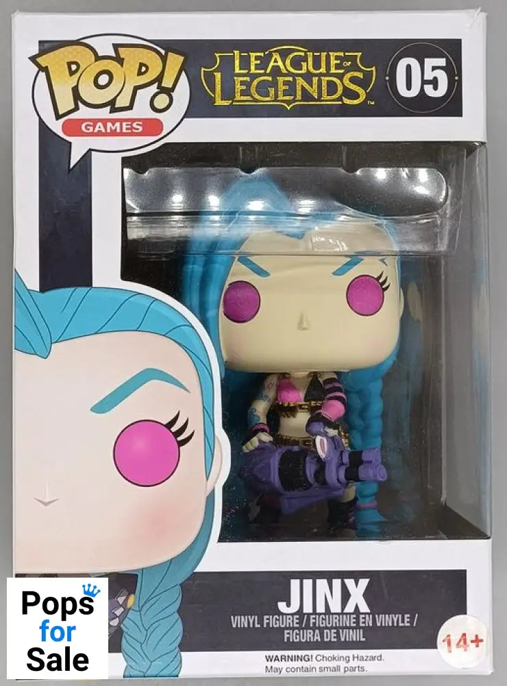 #05 Jinx - League of Legends - Box Damaged Funko POP - PopsforSale.co.uk