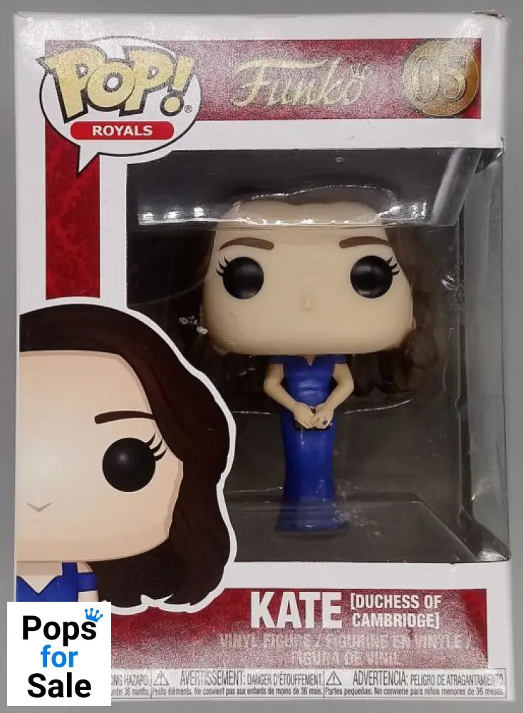 #05 Kate (Duchess of Cambridge) - Royals - Box Damaged Funko POP