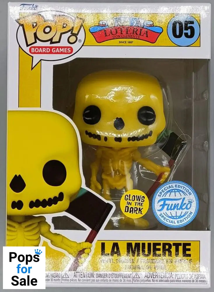 #05 La Muerte (Glow) - Loteria Funko POP - PopsforSale.co.uk