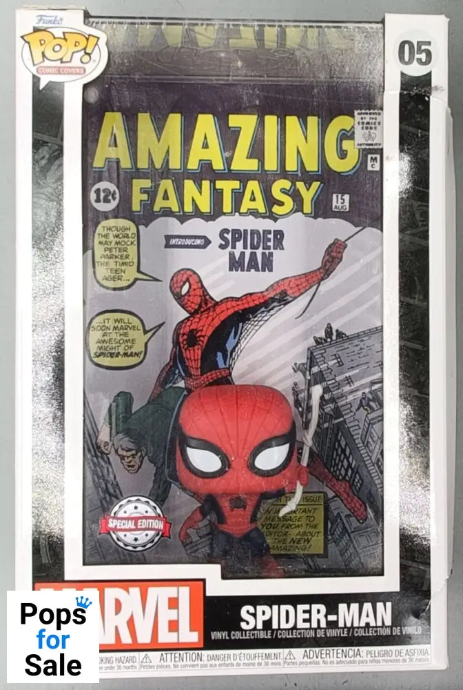 05 SpiderMan - Comic Covers (Marvel) - Funko POP - Box Damaged