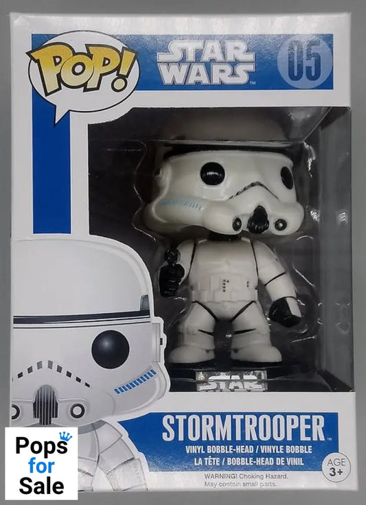 #05 Stormtrooper - Star Wars - Box Damaged Funko POP - PopsforSale.co.uk