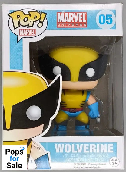 #05 Wolverine - Marvel X-Men - Box Damaged Funko POP - PopsforSale.co.uk