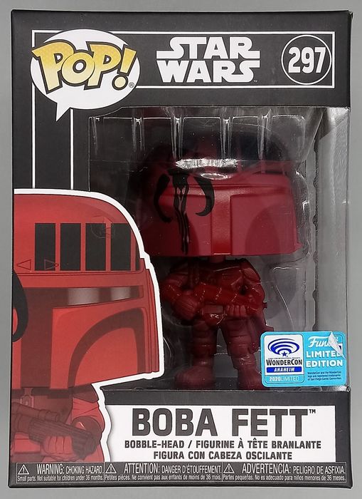 297 Boba Fett (Burgundy) - Star Wars - Box Damaged Funko POP