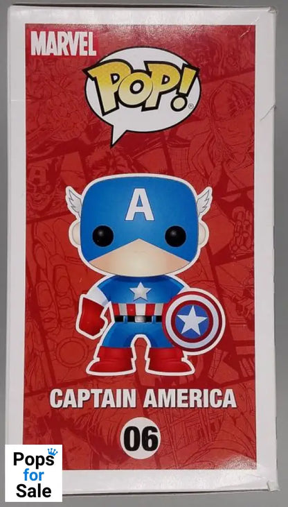 06 Captain America (Bucky) - Marvel - Funko POP - Box Damaged