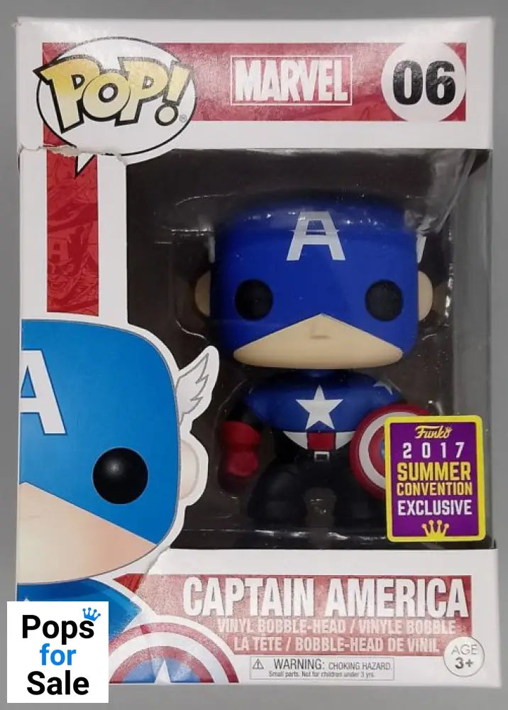 06 Captain America (Bucky) - Marvel - Funko POP - Box Damaged