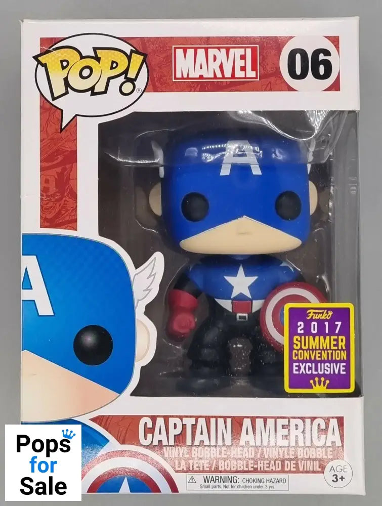 06 Captain America (Bucky) - Marvel - Funko POP - Box Damaged