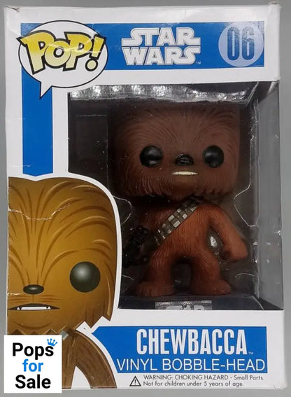 #06 Chewbacca - Star Wars - Box Damaged Funko POP - PopsforSale.co.uk