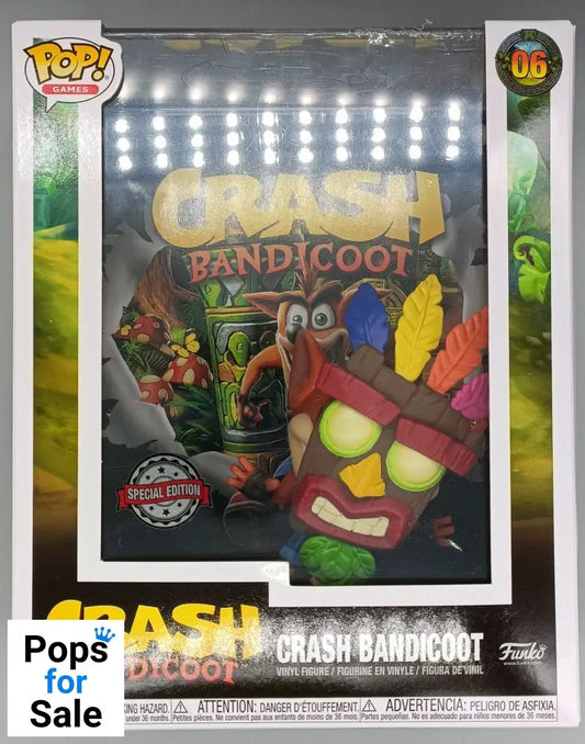 06 Crash Bandicoot - Game Cover Funko POP